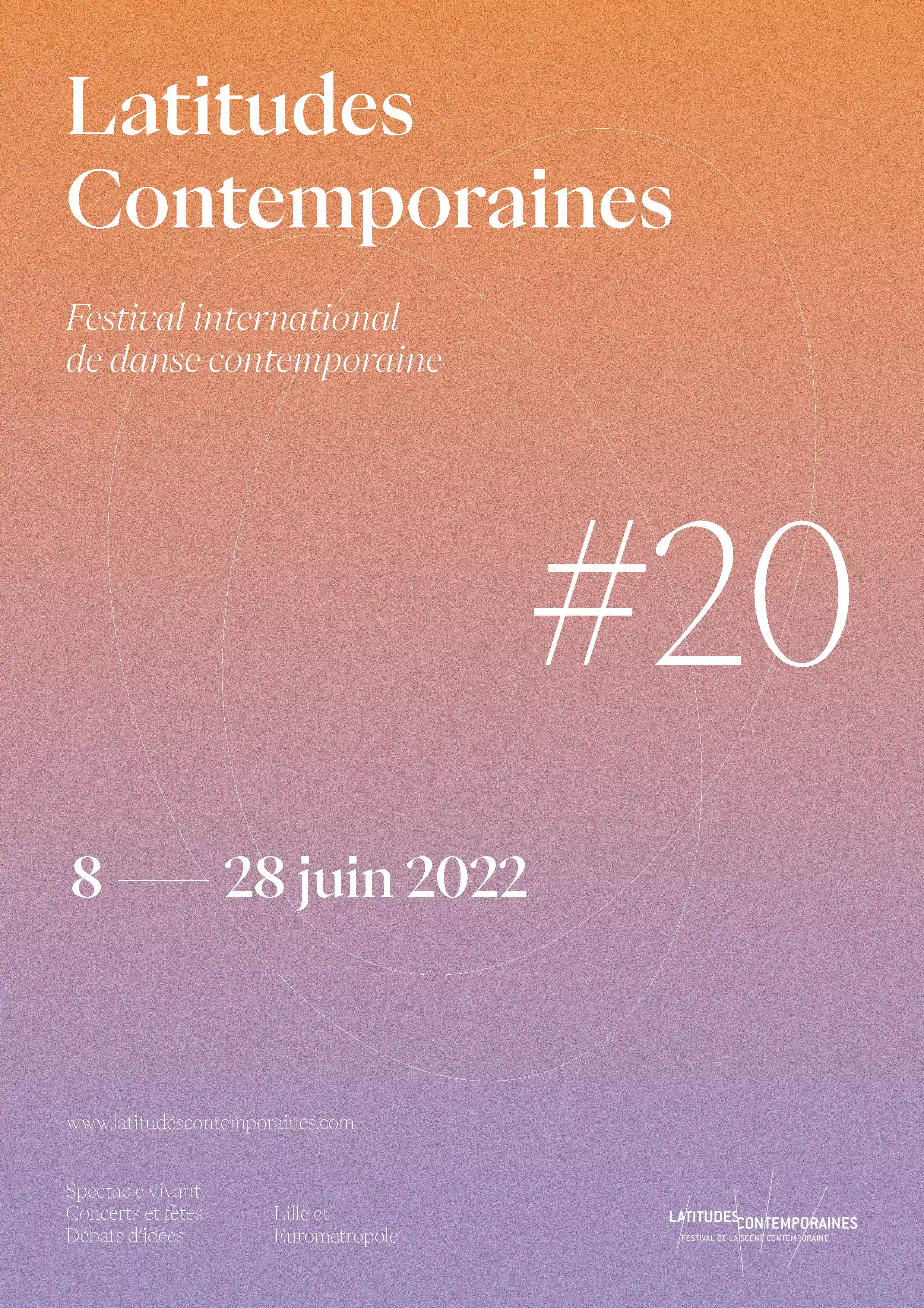 Affiche du festival Latitudes Contemporaines